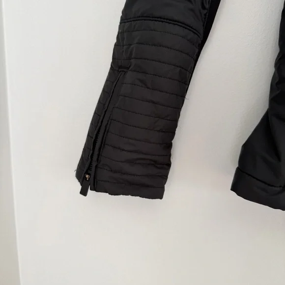Athleta Black Sprinter Jacket Puffer Size Small - Picture 4 of 13